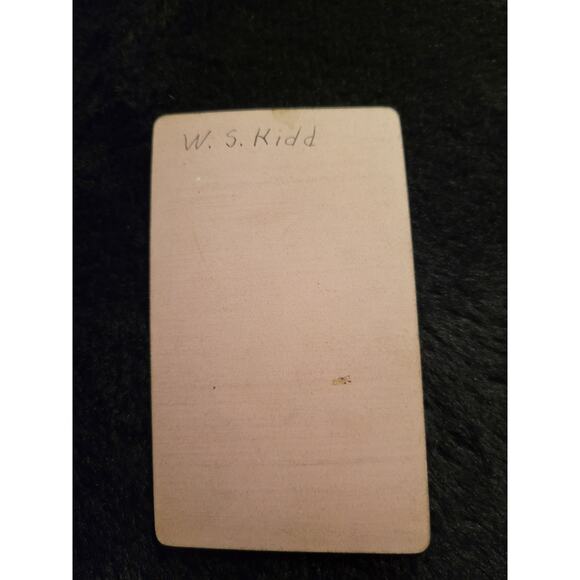 ANTIQUE CDV CIRCA 1860s W.S. Kidd HANDSOME BEARDED MAN PENN. - Picture 2 of 2